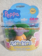 NOVITA' PEPPA PIG WEEBLES ! EMILY ELEFANTE  SEMPRE IN PIEDI DI GIOCHI PREZIOSI CON BASE AGGANCIABILE PER 18 M+ COD. 05110 