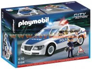 PLAYMOBIL 5184 AUTO DELLA POLIZIA CON LUCE LAMPEGGIANTE