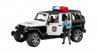 Jeep Wrangler Unlimited Rubicon della Polizia, con poliziotto 02526 Bruder