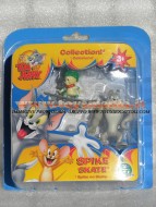 !!!! GIOCHI PREZIOSI TOM E JERRY !!! TOM and JERRY ACTION FIGURES  Tyke SULLO SKATEBOARD il figlio di Spike  BLISTER 2 PEZZI, COD CCP 15054