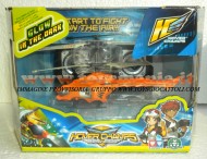 Giochi Preziosi CCP 81850 Hover Champs, Elicottero Lanciamissili Sky Dash COLORAZIONE GLOW IN THE DARK BRILLANO AL BUIO
