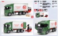 BRUDER NOVITA' 2011 NUOVI SCANIA R-Serie LKW mit CON MULETTO POSTERIORE COD 03580