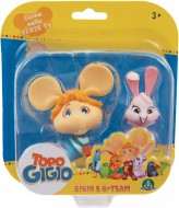 Topo Gigio-Mini Gigio & coniglietta rosa di Grandi Giochi TPG01000