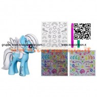 Hasbro A1386 Disegna il Tuo My Little Pony azzurro 