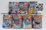 POKEMON PERSONAGGI GIOCHI PREZIOSI ASS.2 OFFERTA SERIE COMPLETA 7 PEZZI , UMBREON vs ESPEON , EEVEE vs MELOETTA( PIROUETTE FORME ), PIKACHU vs RIOLU , PIPLUP vs MELOETTA (ARIA FORME ), ESCAVALIER vs ACCELGOR , CUBCHOO vs EMOLGA , BOLDORE vs DRAGONITE