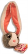 IMC  Bunnies Coniglietto magnetico - Grigio con musetto bianco 