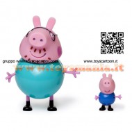 Giochi Preziosi - Peppa Pig, Coppia Personaggi con Papà  COD CCP 01470