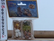Cassette da decoro nel presepe con verdura per il banco della verdura cod 123