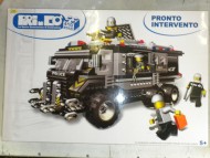 COSTRUZIONI TIPO LEGO A RETROCARICA AUTO PRONTO INTERVENTO  PRI.CO 410 PZ ADATTO A CHI VUOLE FAR PERDERE TEMPO AL BAMBINO TENENDOLO IMPEGNATO 