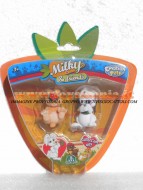 NOVITA' GIOCHI PREZIOSI EMOTION PETS ! MILKY & FRIENDS TUTTI DA COLLEZIONARE ! IL BLISTER CONTIENE 2 PERSONAGGI : SAFFY E VIOLET COD.90201