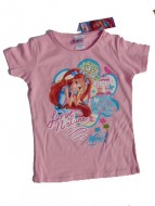 MAGLIETTA WINX BLOOMIX  MANICA CORTA ROSA TAGLIA 5-6 ANNI