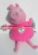 PELUCHE PEPPA PIG !! PUPAZZO PEPPA ( MIS 5 ) IN PIGIAMA CM 40 CIRCA !!