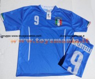 MAGLIA UFFICIALE ITALIA MONDIALI 2014  BALOTELLI 9