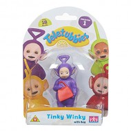 Teletubbies, personaggio Tinky Winky con borsa 8.5 cm TLB04000 di Giochi Preziosi