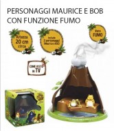 Vita da Giungla Playset Gioco Vulcano con 2 Personaggi MAURICE E BOB , DIMENSIONI 20 cm