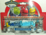 !!!!CHUGGINGTON !!!! BLISTER TRIPLO BRUNO CON I VAGONI SPARA NEVE COD 470606 