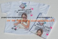 T-SHIRT MAGLIA VIOLETTA ,  COLOR BIANCA DISNEY VIOLETTA 