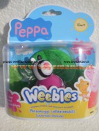 NOVITA' PEPPA PIG WEEBLES ! ZOE ZEBRA  SEMPRE IN PIEDI DI GIOCHI PREZIOSI CON BASE AGGANCIABILE PER 18 M+ COD. 05110 