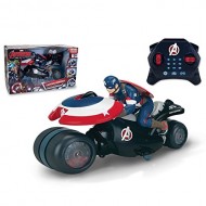 AVENGERS OF ULTRON PERSONAGGIO CAPITAN AMERICA CON MOTO RADIOCAMANDATA 20726 