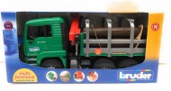 Bruder 02769 - Camion MAN TGA 41.440 trasporta e carica tronchi  - scala 1/16 