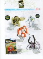 NEW !!!!NUOVISSIMI BEN TEN , BEN 10  ULTIMATE ALIEN  PERSONAGGI ,ULTRA SCIMPORAGNO , VORTICE TIGRE NANOMEK OFFERTA 4 PEZZI COD 37734