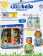 MINI CICCIOBELLO SWEET WORLD DOLL DELUXE CON GUARDAROBA , OFFERTA 2 PEZZI SERIE COMPLETA COD GPZ 18175