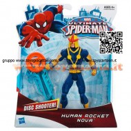  SUPEREROI NOVA IL RAZZO UMANO Hasbro MARVEL Ultimate Spider-man Human Rocket Nova Action Figure