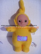 PELUCHE TELETUBBIES , PUPAZZO TELETUBBIES LALA 26 CM CIRCA  COD. 8661