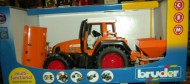 BRUDER BRUDER NOVITA' LIMITED EDITION KUMMUNAL ARANCIO FENDT FAVORIT CON PALA E SPARGI SALE MODELLO INVERNALE