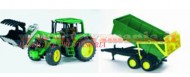 Bruder John Deere 6920 COD 02052 con carro John Deere COD 02012  e pala serie Limited Edition scala 1/32 [ cod 01134 ]