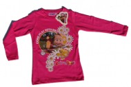  MASHA E ORSO Maglia - MAGLIETTA - T-SHIRT bambina 7 anni  maniche LUNGHE fuxia