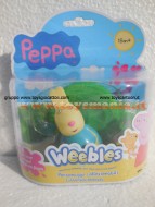  NOVITA' PEPPA PIG WEEBLES ! REBECCA CONIGLIO SEMPRE IN PIEDI DI GIOCHI PREZIOSI CON BASE AGGANCIABILE PER 18 M+ COD. 05110 