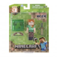 Minecraft 3 pollici Alex Figura con accessori NCR16560