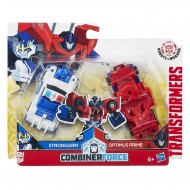 Transformers Personaggio Combiner Force,Optimus Prime & Strongarm di Hasbro C0629-C0628