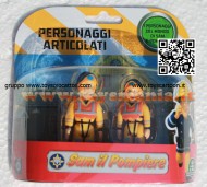 SAM IL POMPIERE BLISTER 2 PERSONAGGI SEA SAM , SEA PENNY ,  NCR 18232