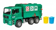 Camion Trasporto Rifiuti Man Tga Verde Bruder 02753