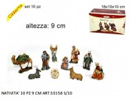 STATUINE PRESEPE ASSORTIMENTO NATIVITA'  9 CM ASSORTIMENTO 10 PEZZI  VERSIONE ECONOMICA   COD 3738   ADATTO A CHI REALIZZA PRESEPI ANCHE DA RIVENDERE 8033113173738