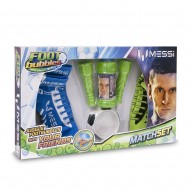 Foot Bubble Bolle di Sapone Messi Match Set - pallone magico con calza speciale Messi