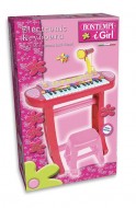 Bontempi 13 3671 - Tastiera con Gambe Microfono e Sgabello