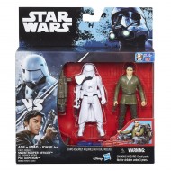  Star Wars Serie Deluxe Snowtrooper Officer+Poe Dameron B7073 B8612 di Hasbro 