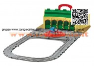 Trenino Thomas: Take n Play Set: Tidmouth Sheds Playset Fisher Price R9113 - Deposito di Tidmouth 