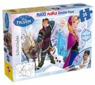  Frozen Puzzle Doppia Faccia Supermaxi, 35 Pezzi di Lisciani 46867 