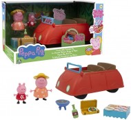 Peppa Pig l'Automobile della Famiglia Pig con Suoni e 2 Personaggi di Giochi Preziosi PPC48000