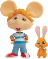 Topo Gigio-Mini Gigio & coniglio marrone , Grandi Giochi TPG01000