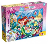 Lisciani Giochi 48168 - SIRENETTA puzzle Doppia Faccia -  puzzle in un lato e colorabile nell'altro lato - Supermaxi, 60 Pezzi 