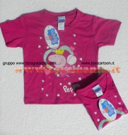 T-SHIRT MAGLIA FUCSIA DI PEPPA PIG CON LA FATINA DI PEPPA PIG VAREI TAGLIE 1-2 , 3-4 ,5-6 ,7-8 , 10  ANNI SE FOSSE NON DISPONIBILE IL MODELLO CONTATTARCI AL 347 2436446