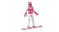 Bruder B World snowboarder (Femmina) con accessori  60420