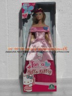 NOVITA'GIOCHI PREZIOSI  MIA TANYA HELLO KITTY PRINCIPESSA CON VESTITO COLOR ROSA COD.18394