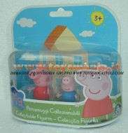 PEPPA PIG BLISTER 2 PERSONAGGI FORMATO DA PEPPA PIG E GEORGE PIG COD 04430