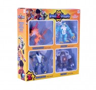 IMC Toys 30503 - Invizimals Pack 4 Figure Articolate Tigershark/Icelion/Uberjackal/Vortex